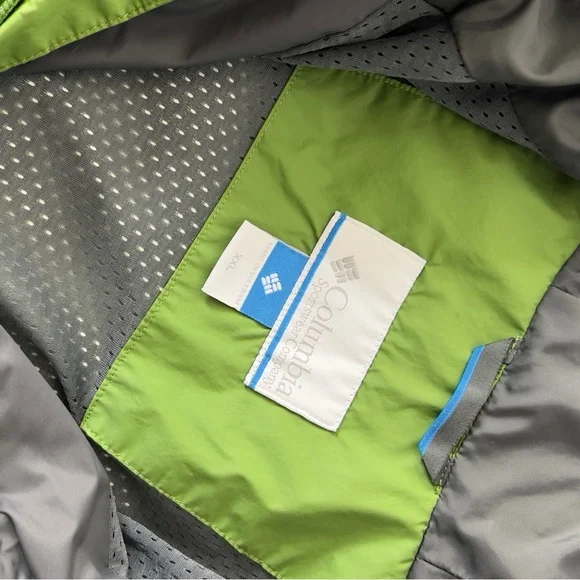 COLUMBIA Men’s XXL Outdoor Camping Fishing Hiking Hooded Zip Up Jacket